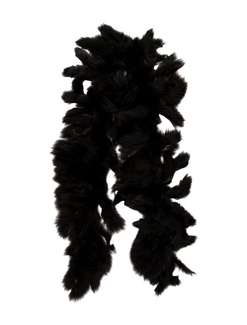 Fur Fur Printed Scarf