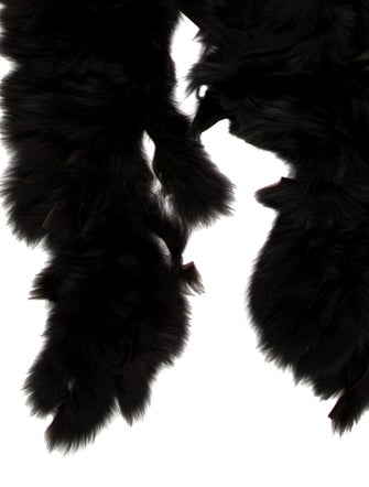 Fur Fur Printed Scarf