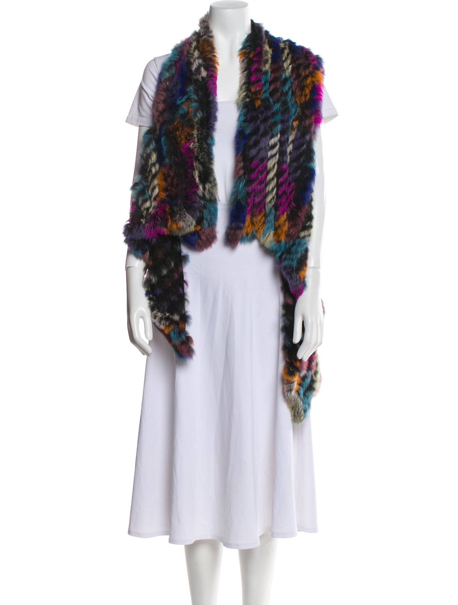 Fur Printed Fur Jacket