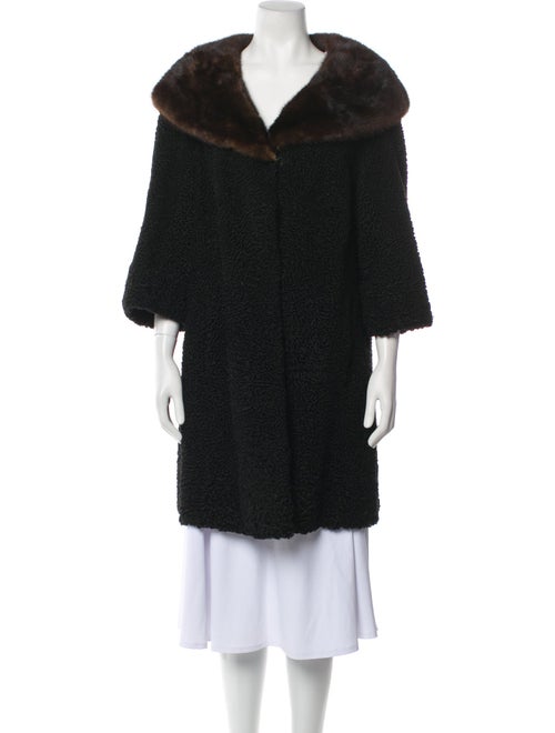 Fur Wool Faux Fur Coat