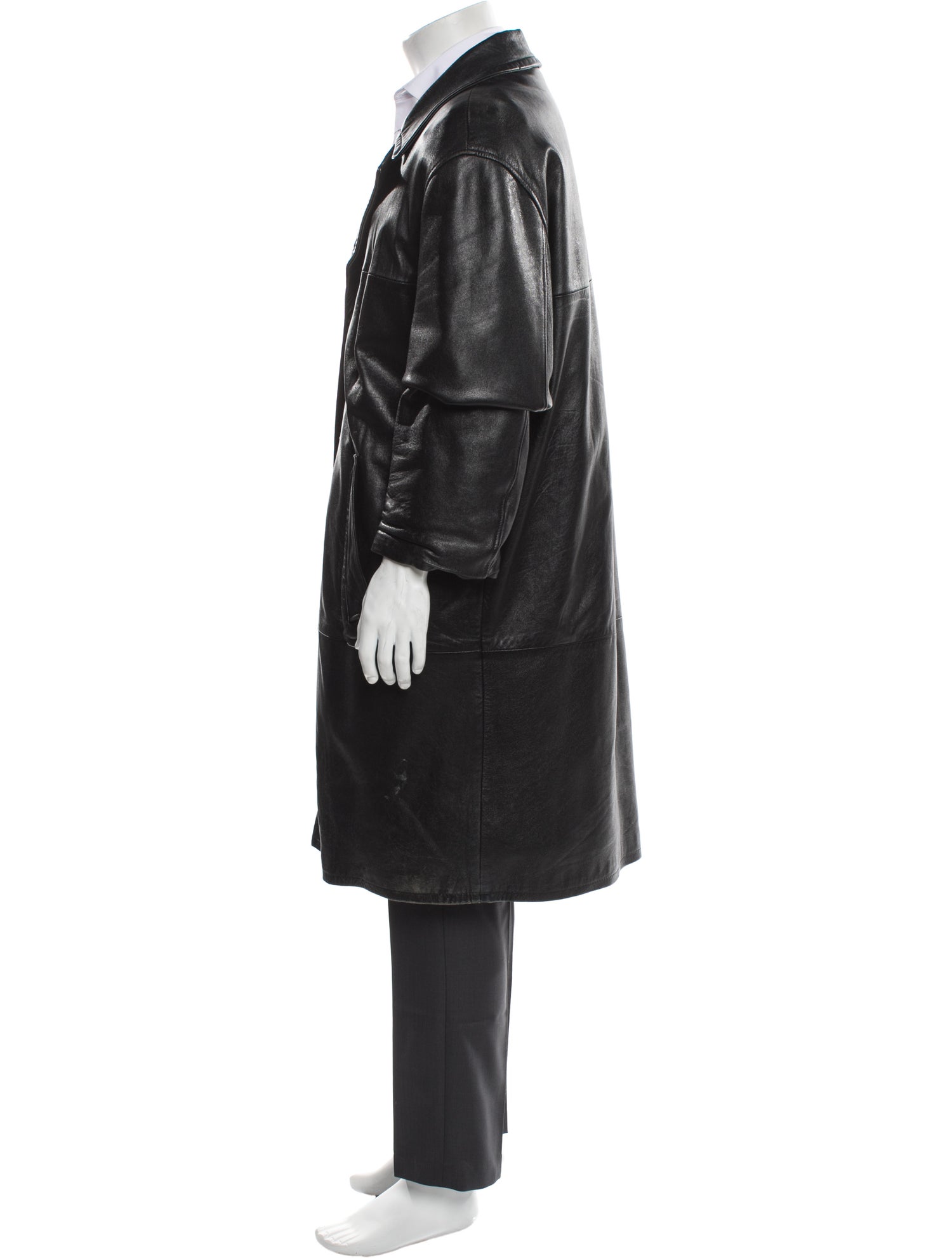 Fur Vintage Trench Coat