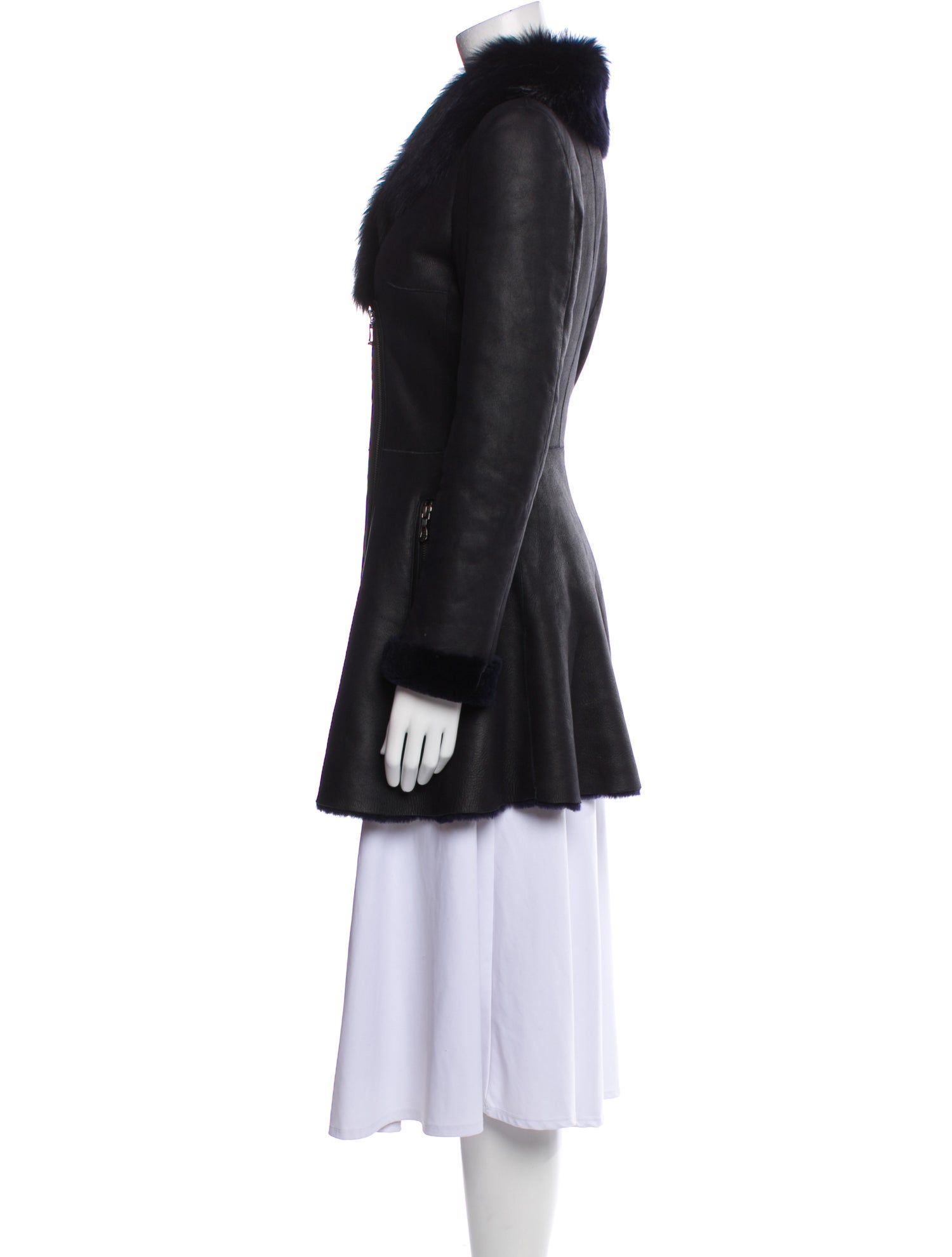 Fur Shearling Fur Coat