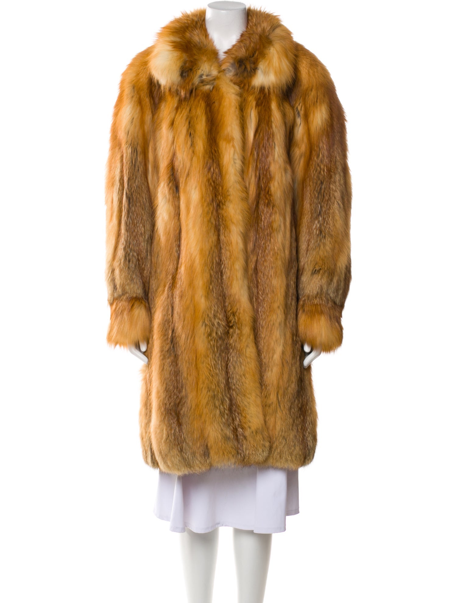 Fur Vintage Animal Print Fur Jacket
