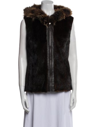 Fur Lamb Leather Vest