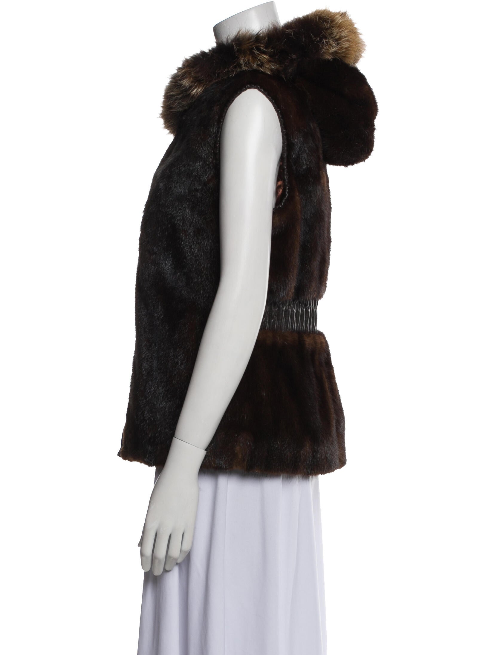 Fur Lamb Leather Vest