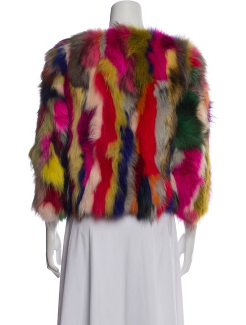 Fur Fur Printed Fur Jacket