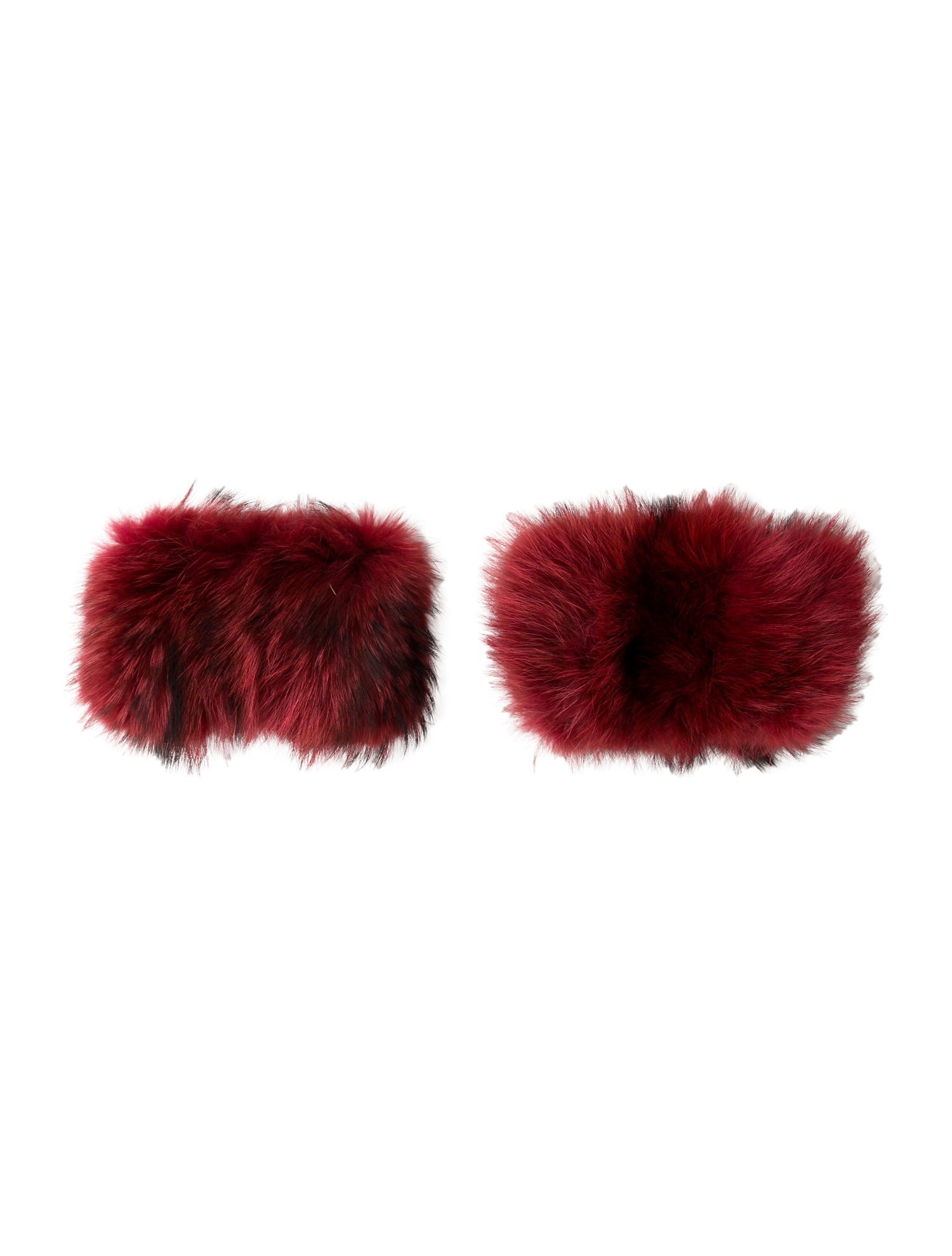 Fur Raccoon Wrist Cuffs