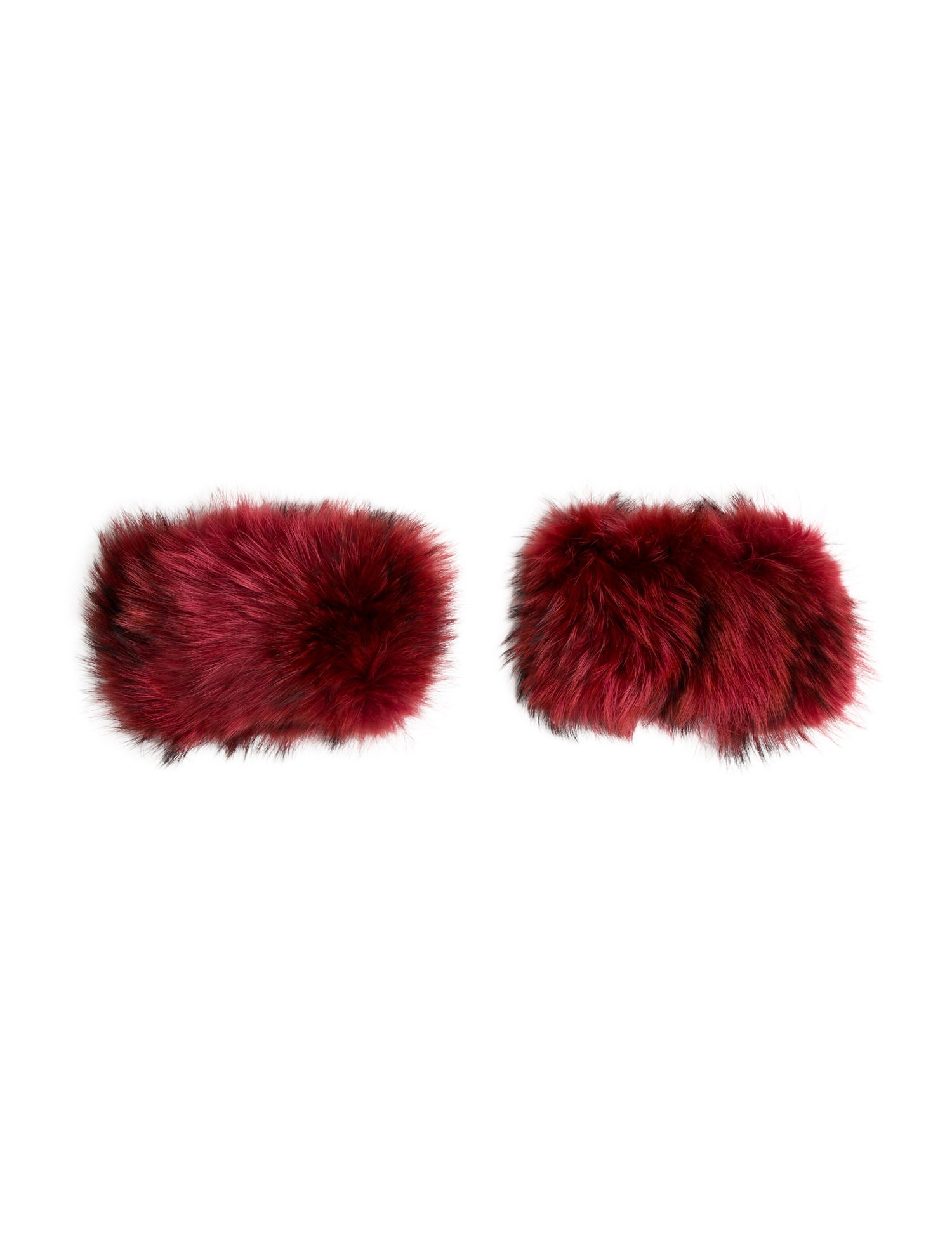 Fur Raccoon Wrist Cuffs