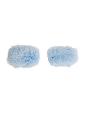 Fur Winter Accessories Furry wrist cuffs