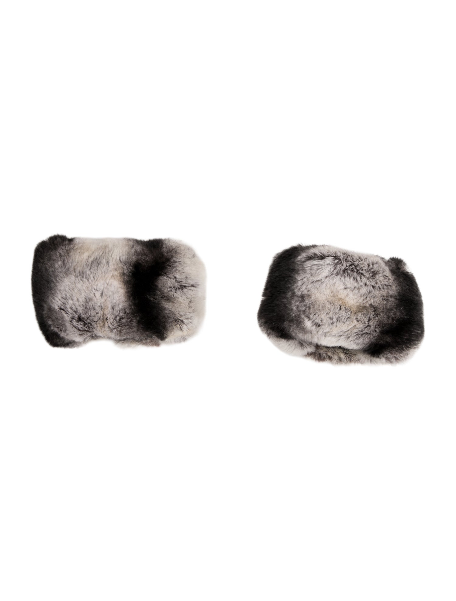 Fur Rex Rabbit Wrist Cuffs