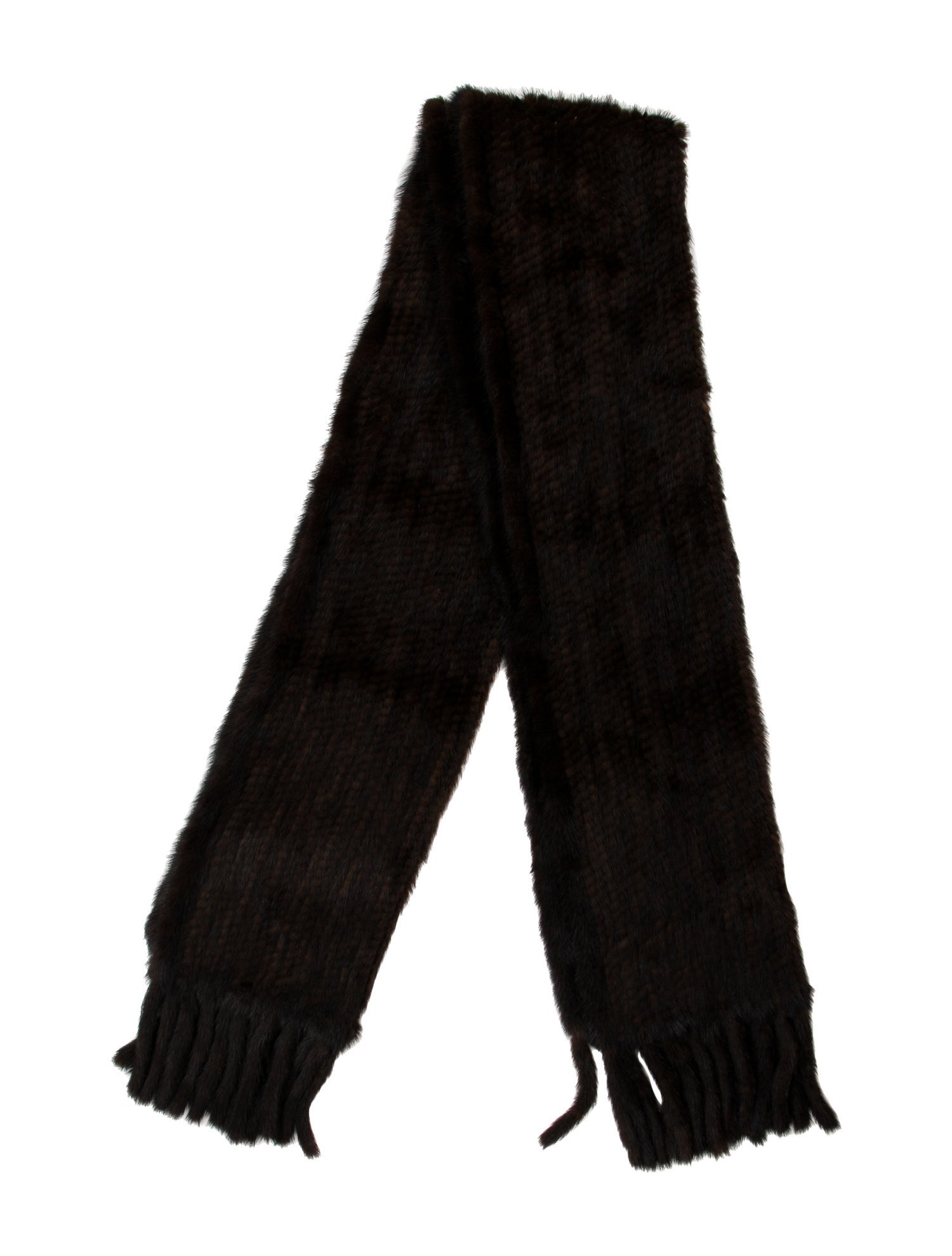 Fur Fur Printed Scarf