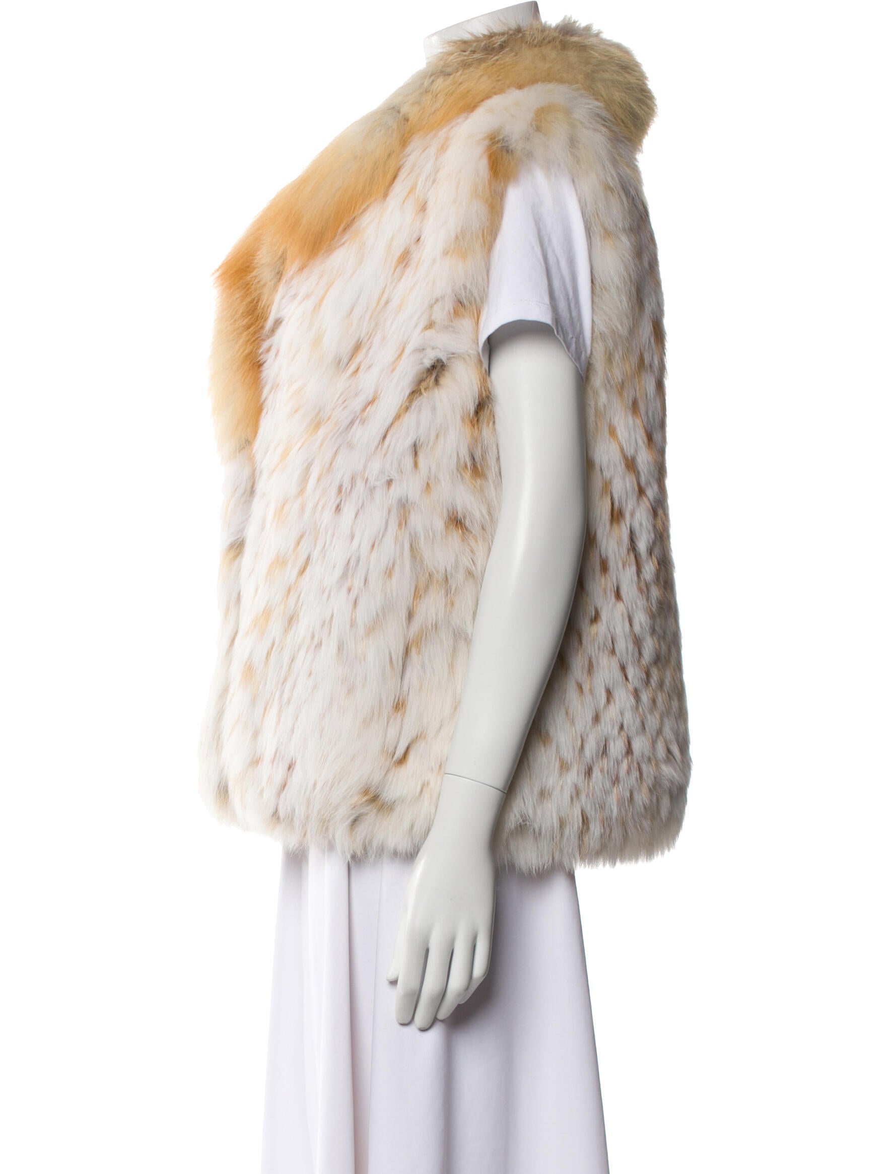 Fur Fox Animal Print Fur Jacket w/ Tags