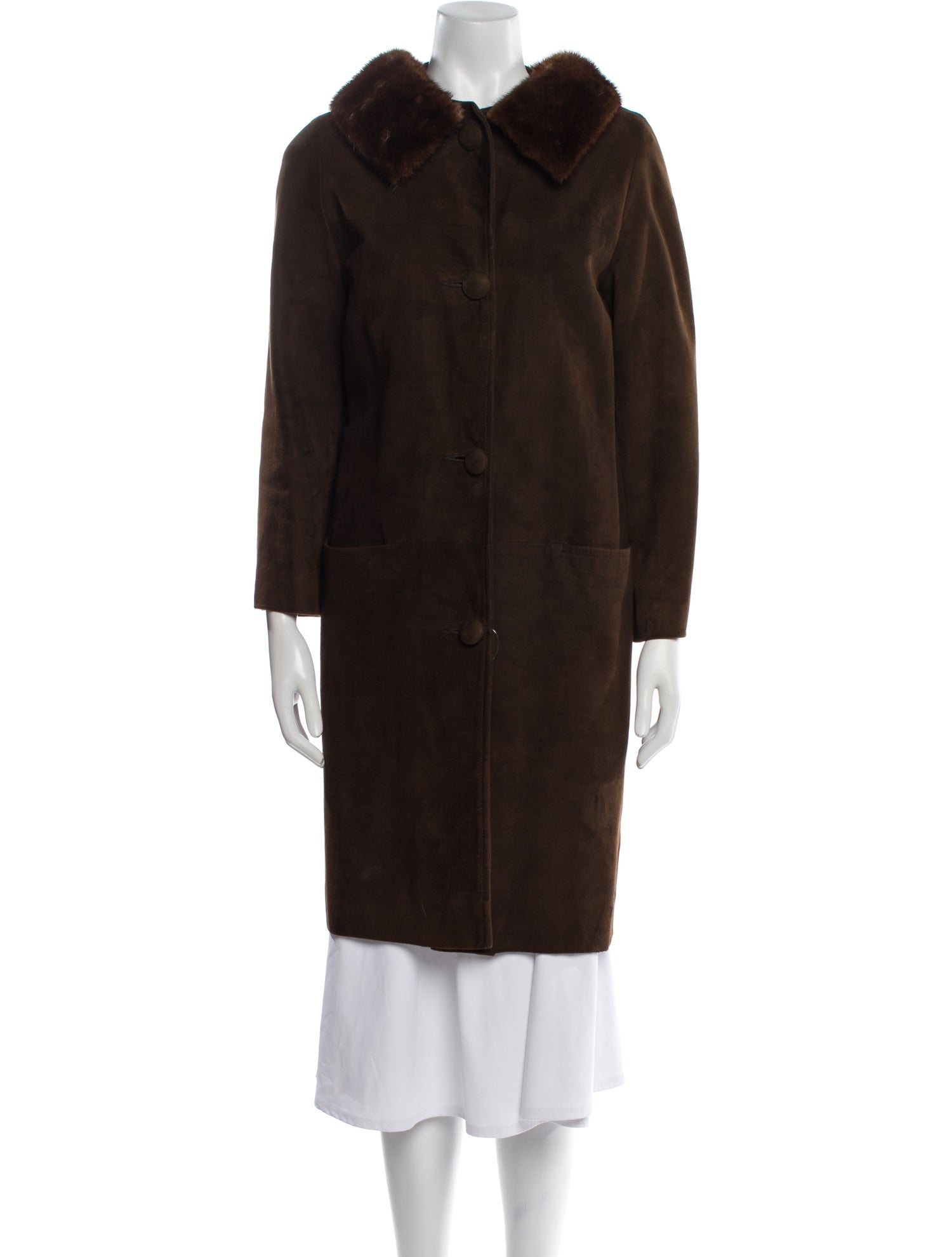 Fur Shearling Fur Coat