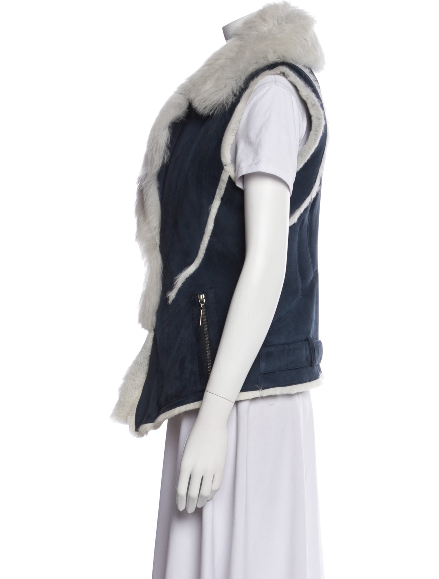 Fur Suede Vest
