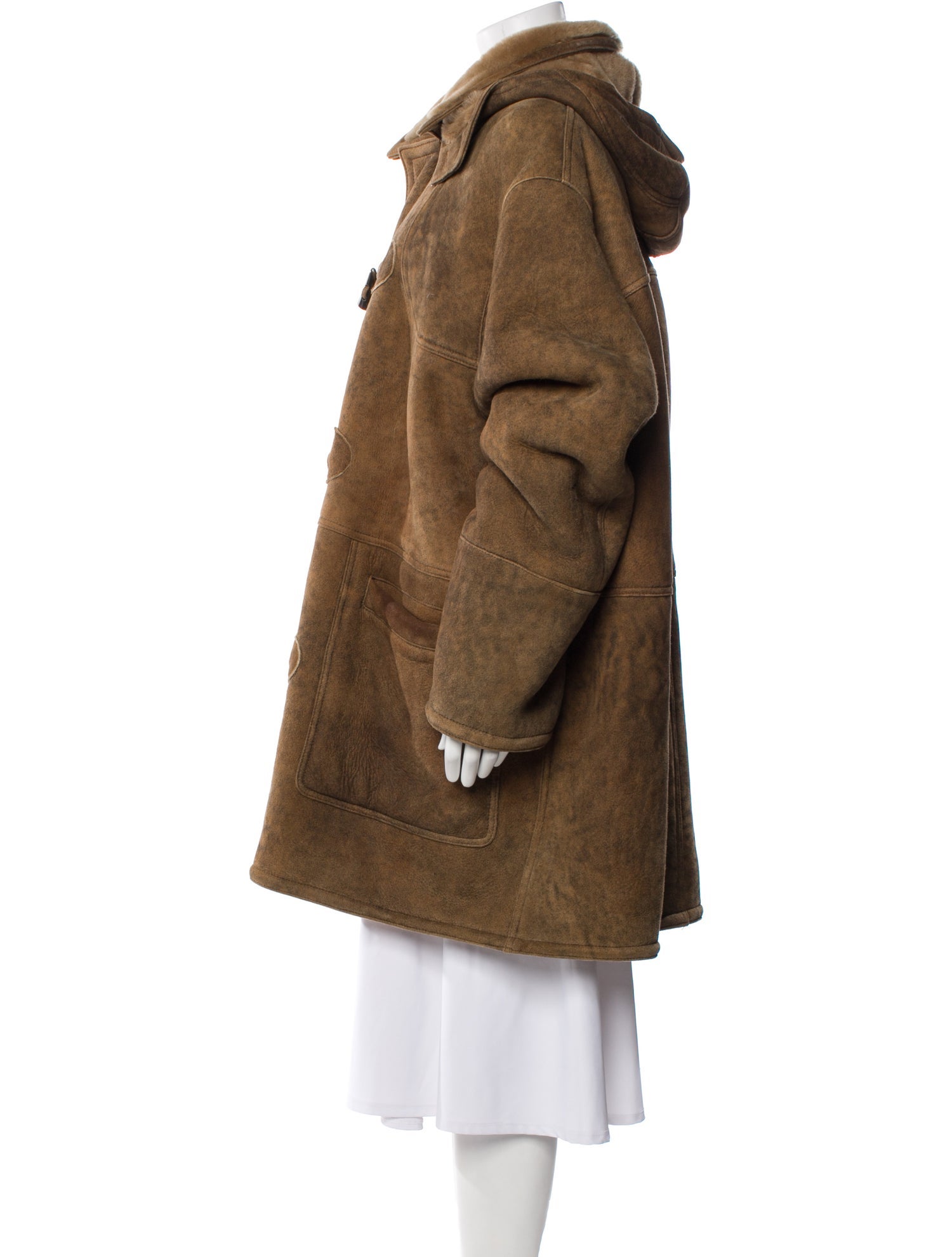 Fur Shearling Fur Coat