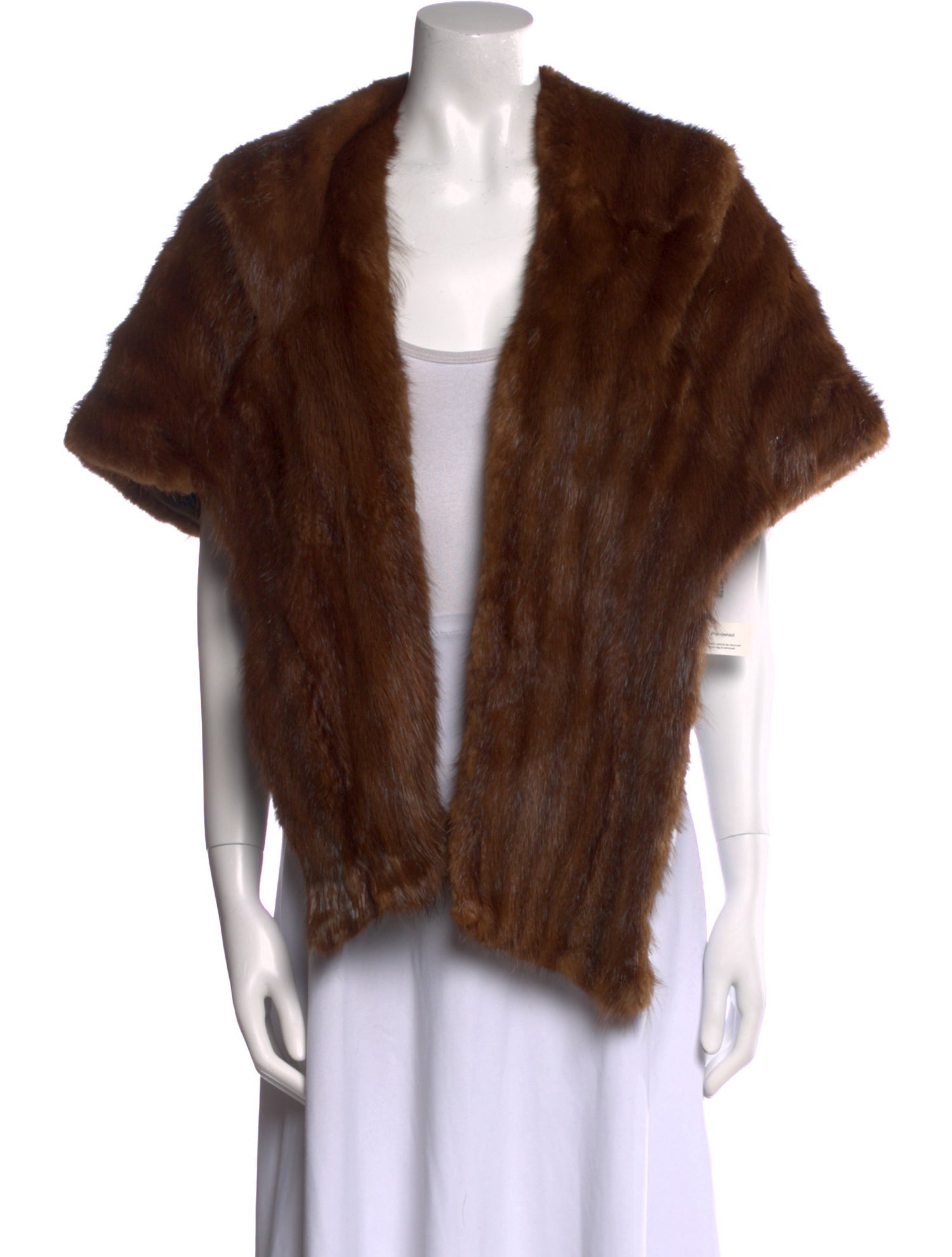 Fur Fur Open Front Sweater