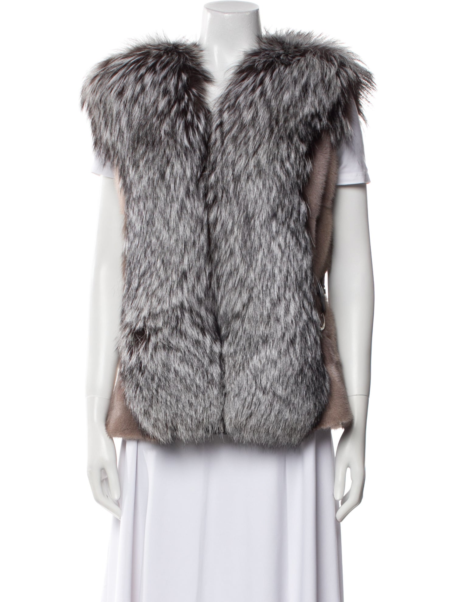 Fur Mink Animal Print Fur Jacket w/ Tags