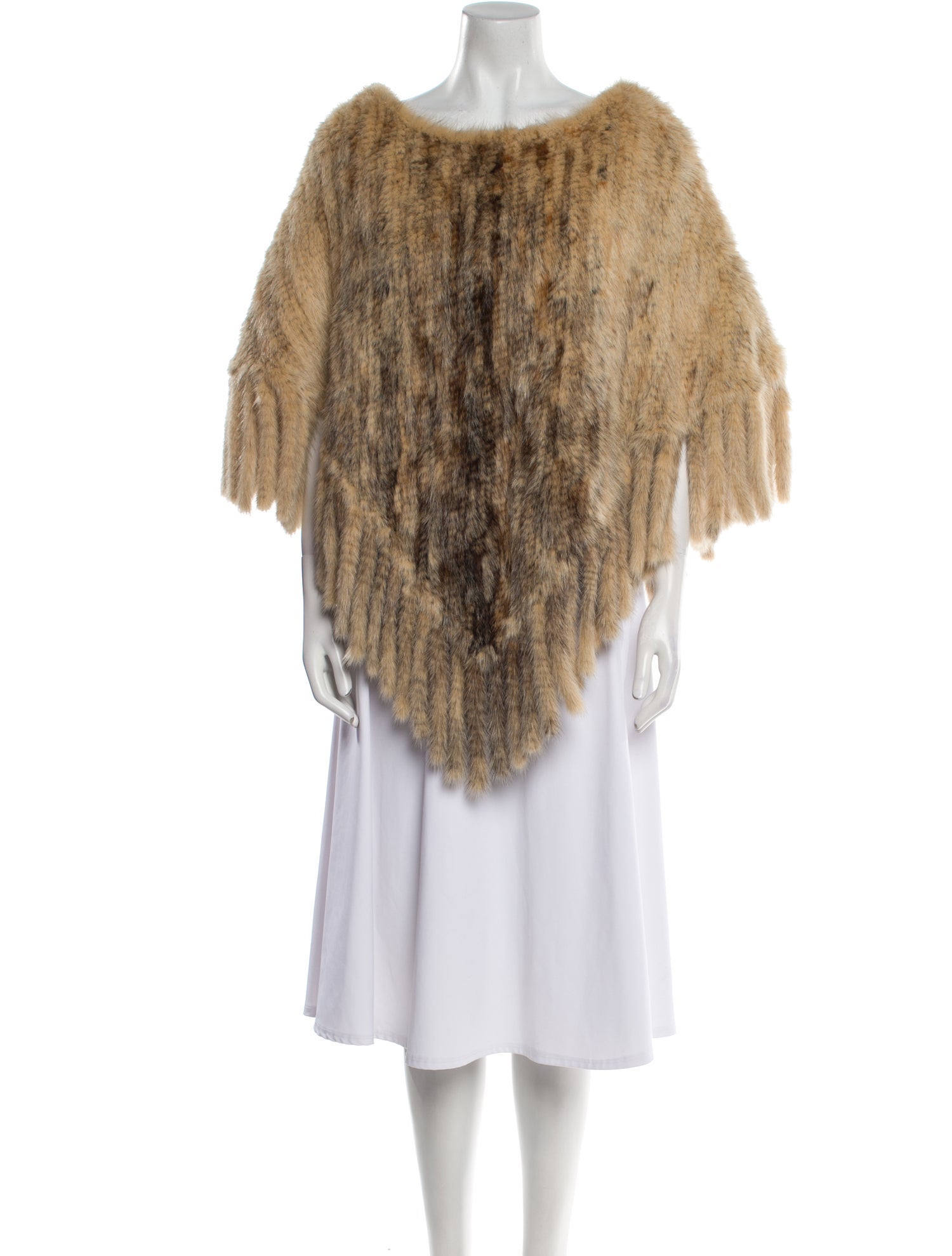 Fur Shearling Animal Print Overcoat