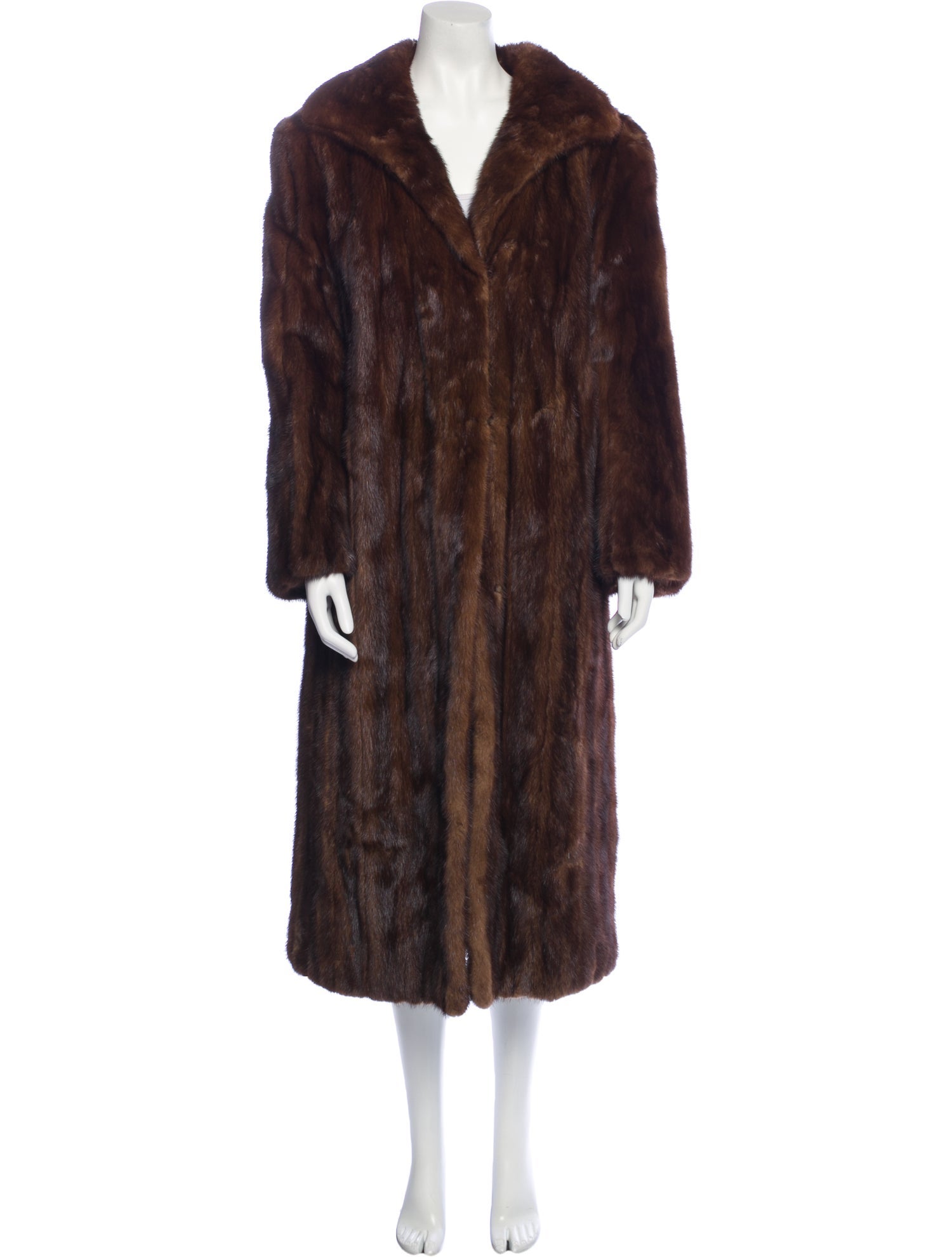 Fur Mink Animal Print Fur Coat