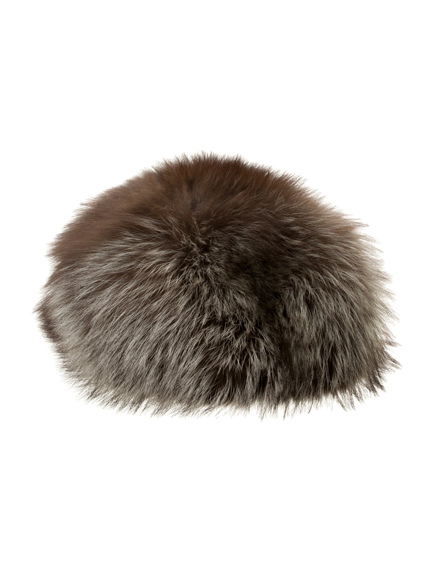 Vintage - Unbranded Fox Fur Pillbox Hat