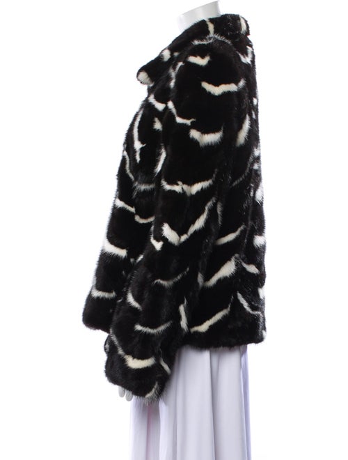 Fur Mink Printed Fur Jacket