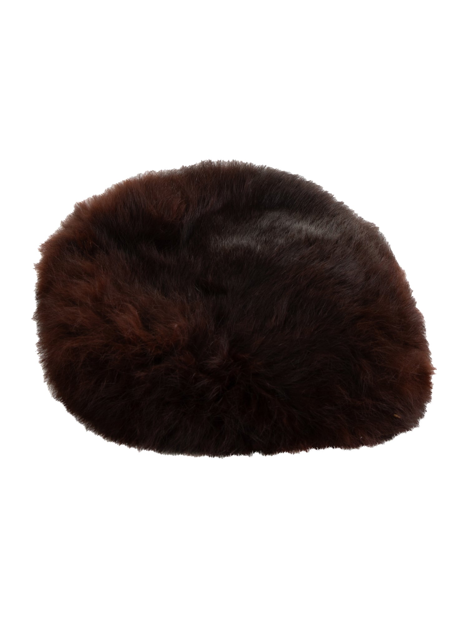 Fur Solid beret hat