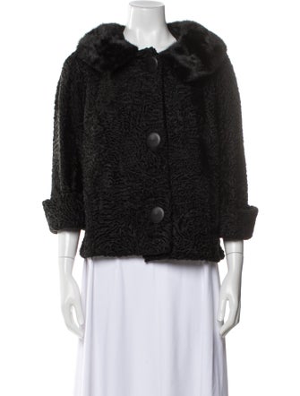 Fur Fur Printed Fur Jacket