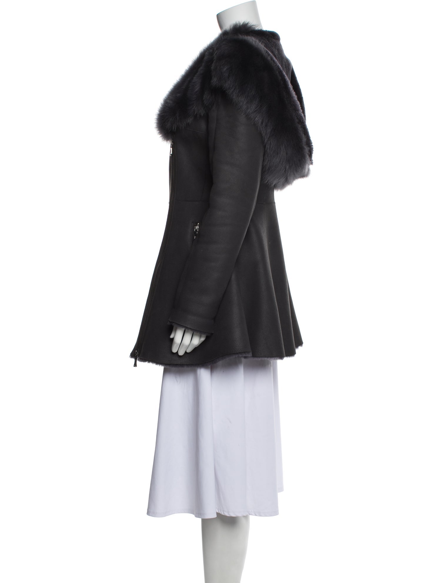 Fur Shearling Fur Coat