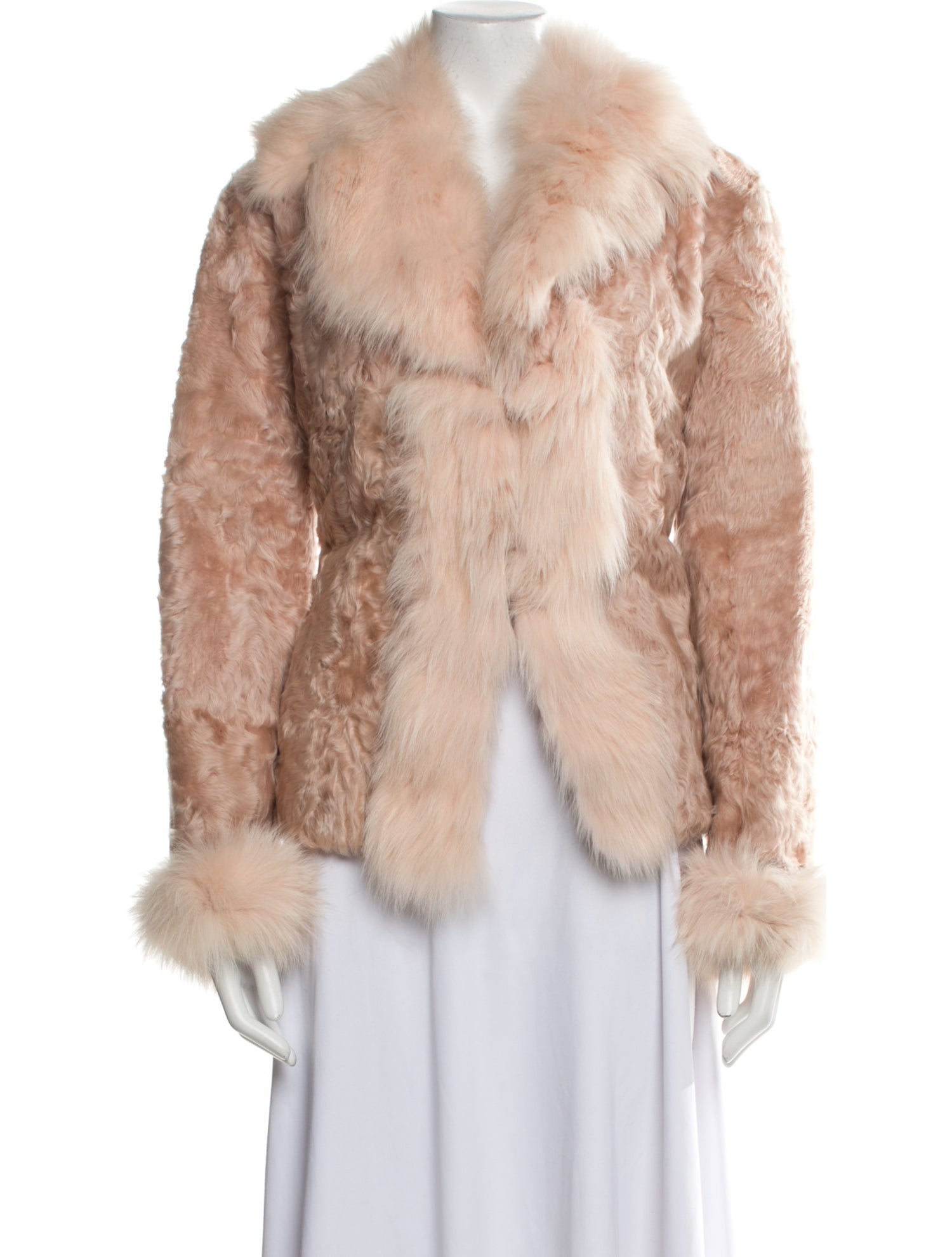 Fur Vintage Shearling Fur Jacket