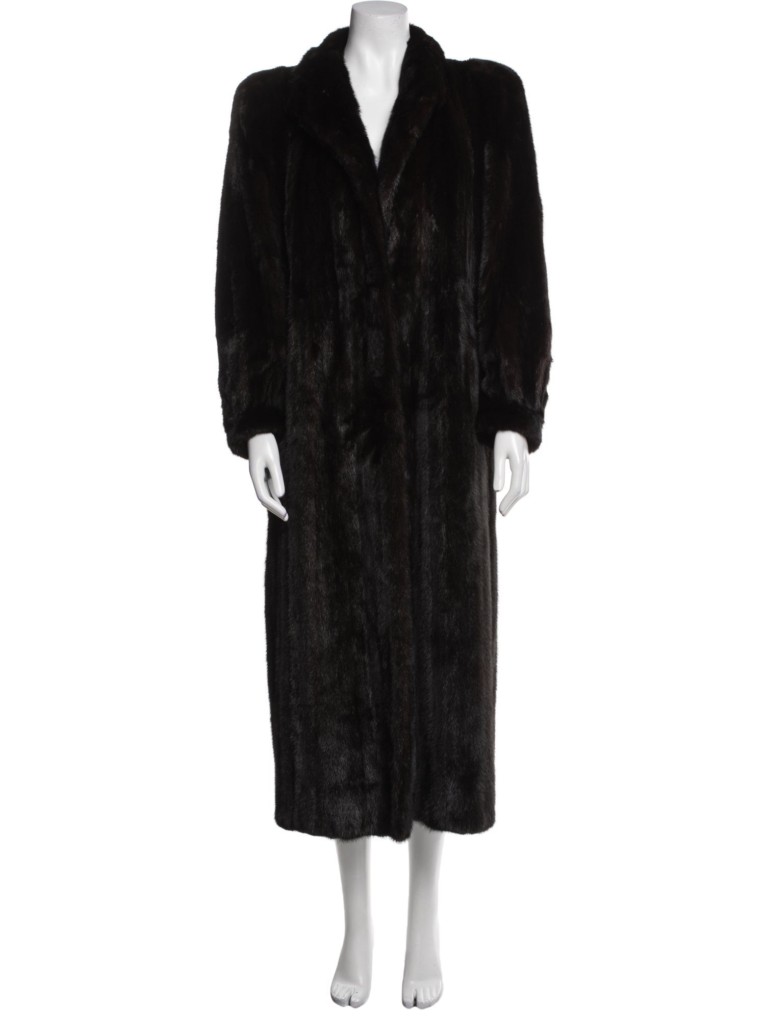 Fur Mink Printed Fur Coat
