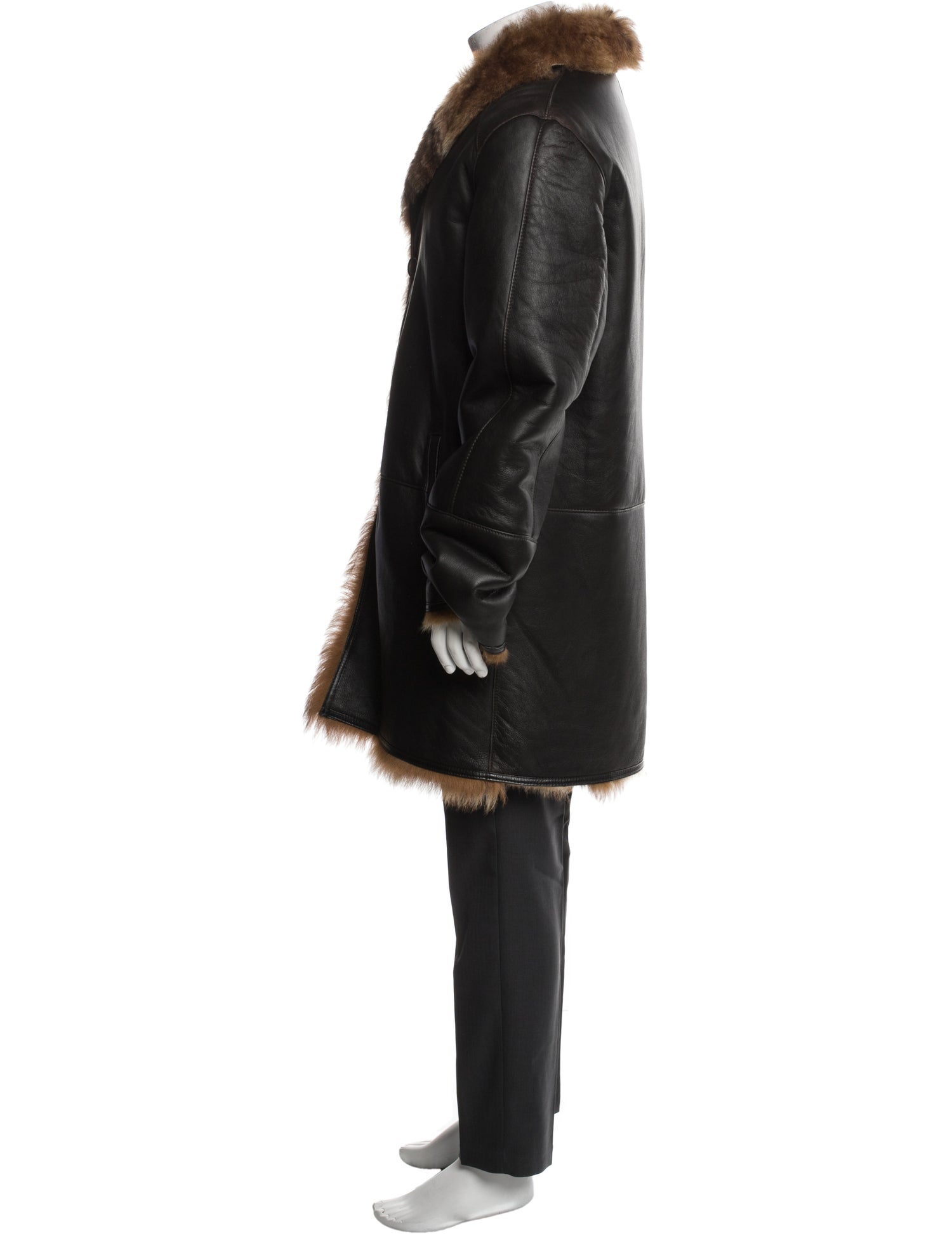 Fur Leather Parka