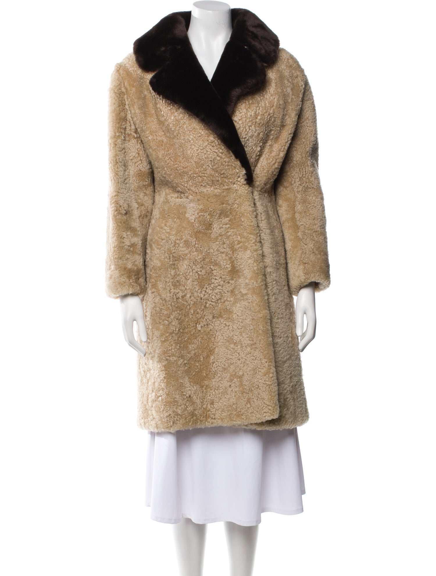 Fur Shearling Fur Coat