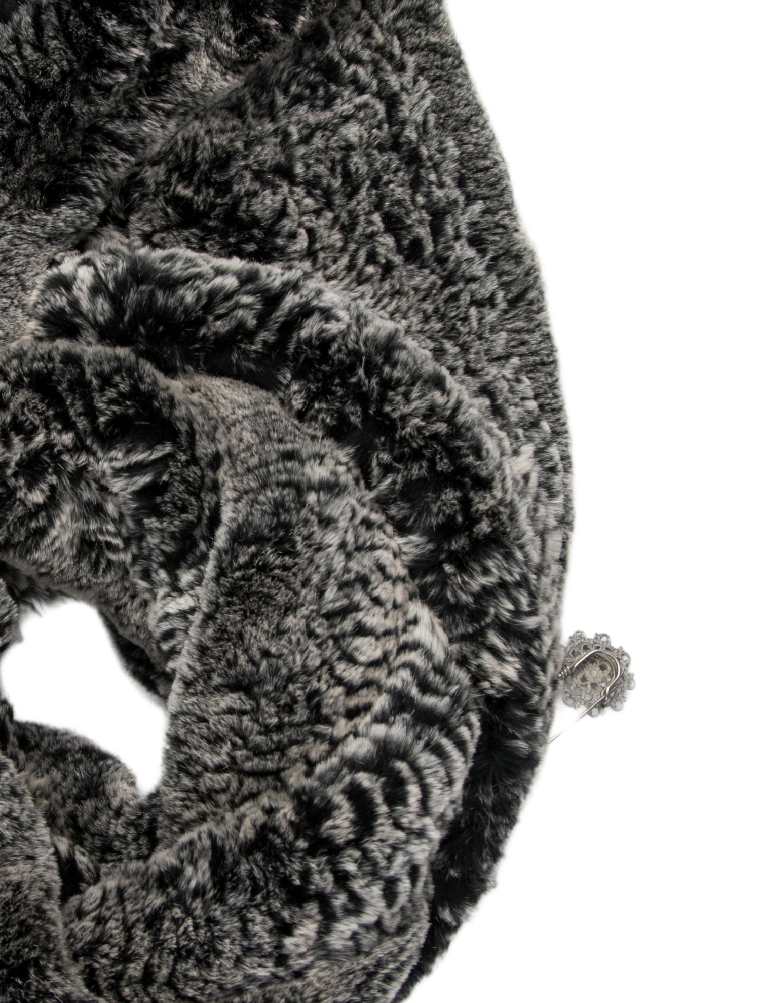 Fur Hooded Fur Snood