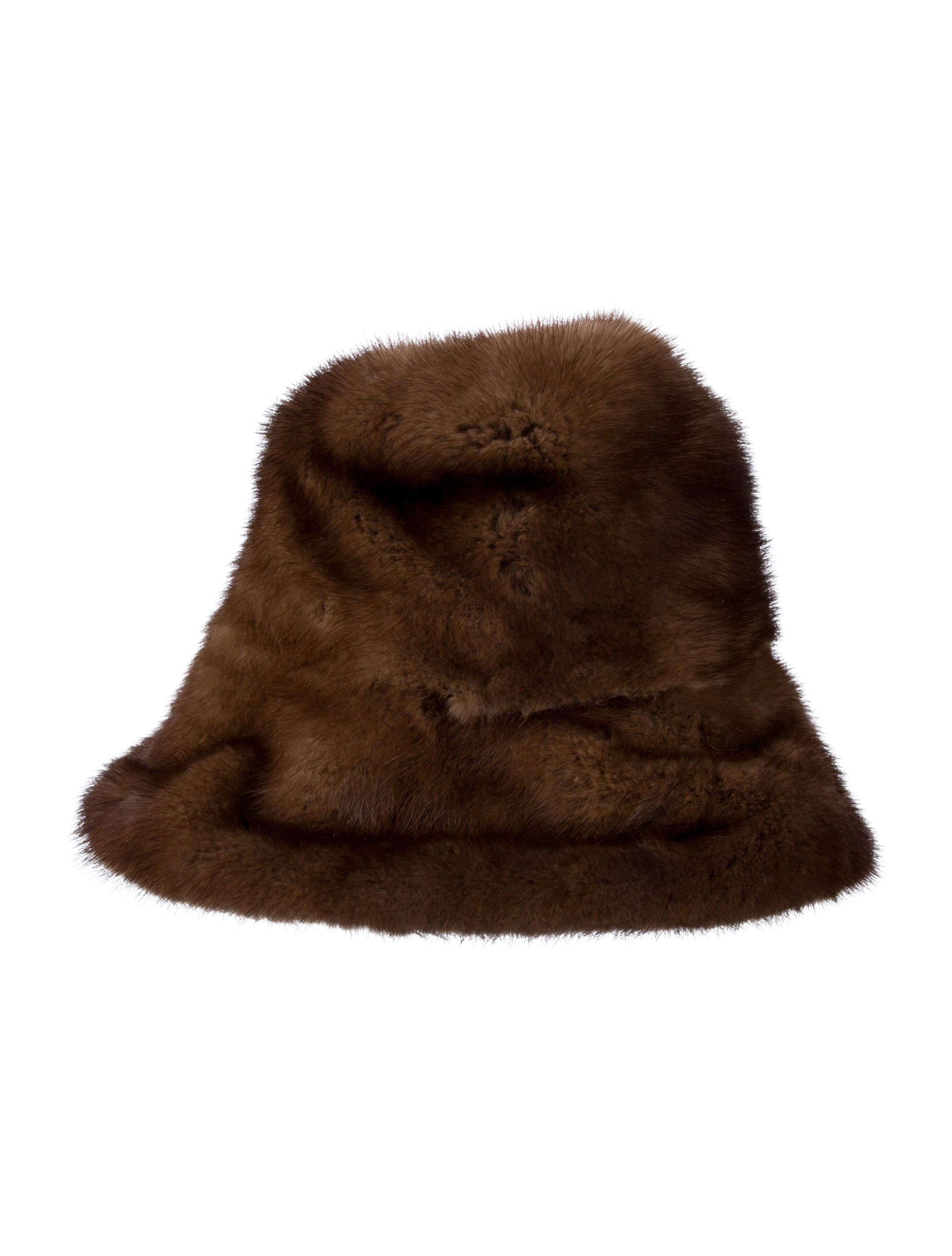 Fur Mink Bucket Hat
