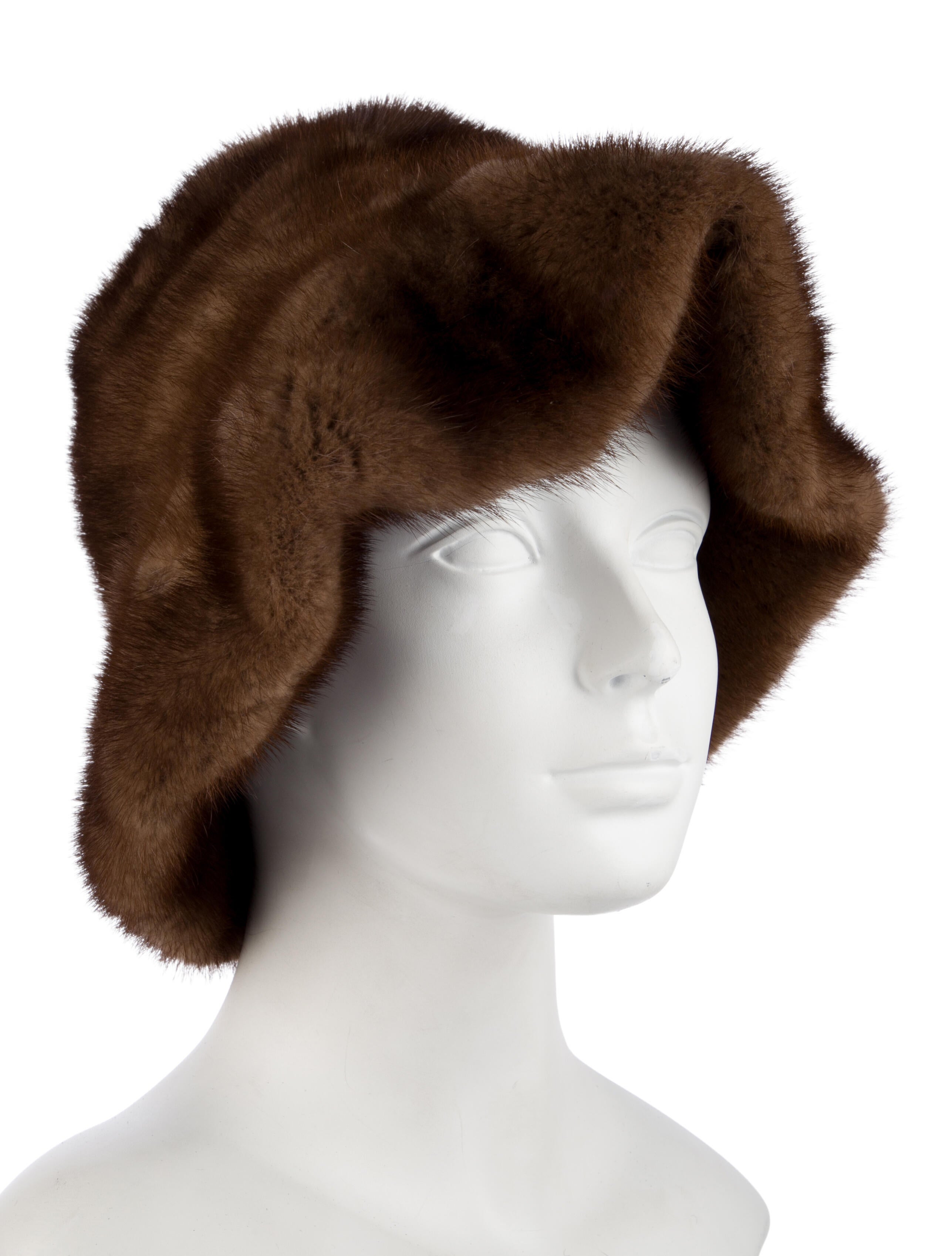 Fur Mink Bucket Hat