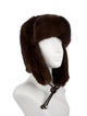 Fur Mink Trapper Hat