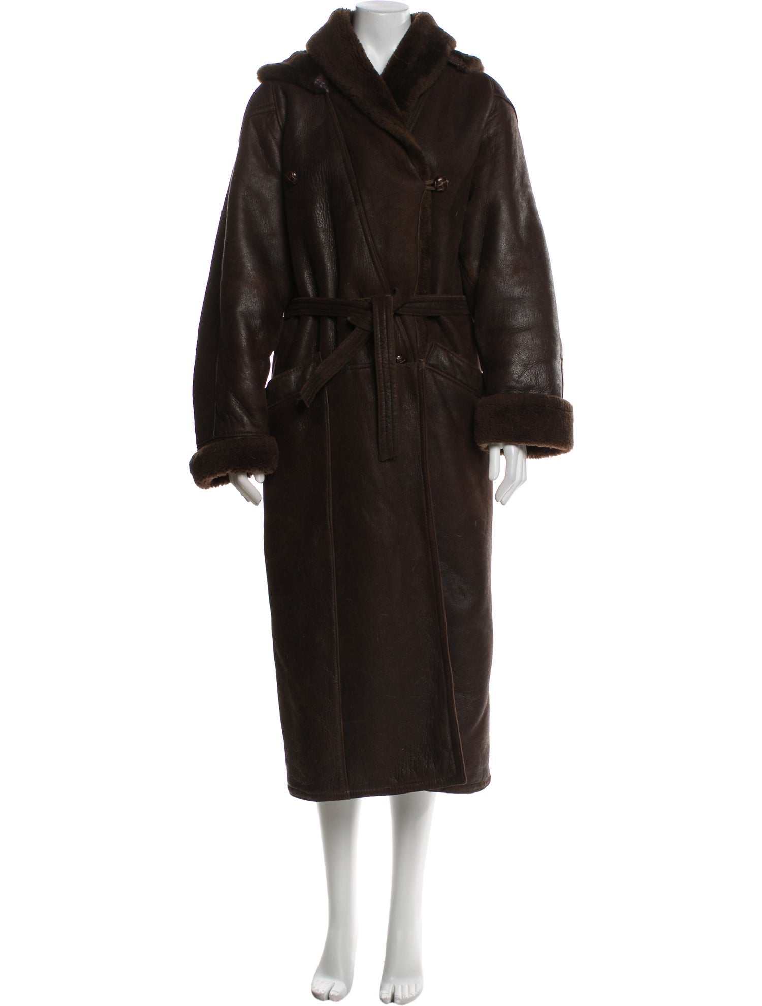 Fur Shearling Fur Coat