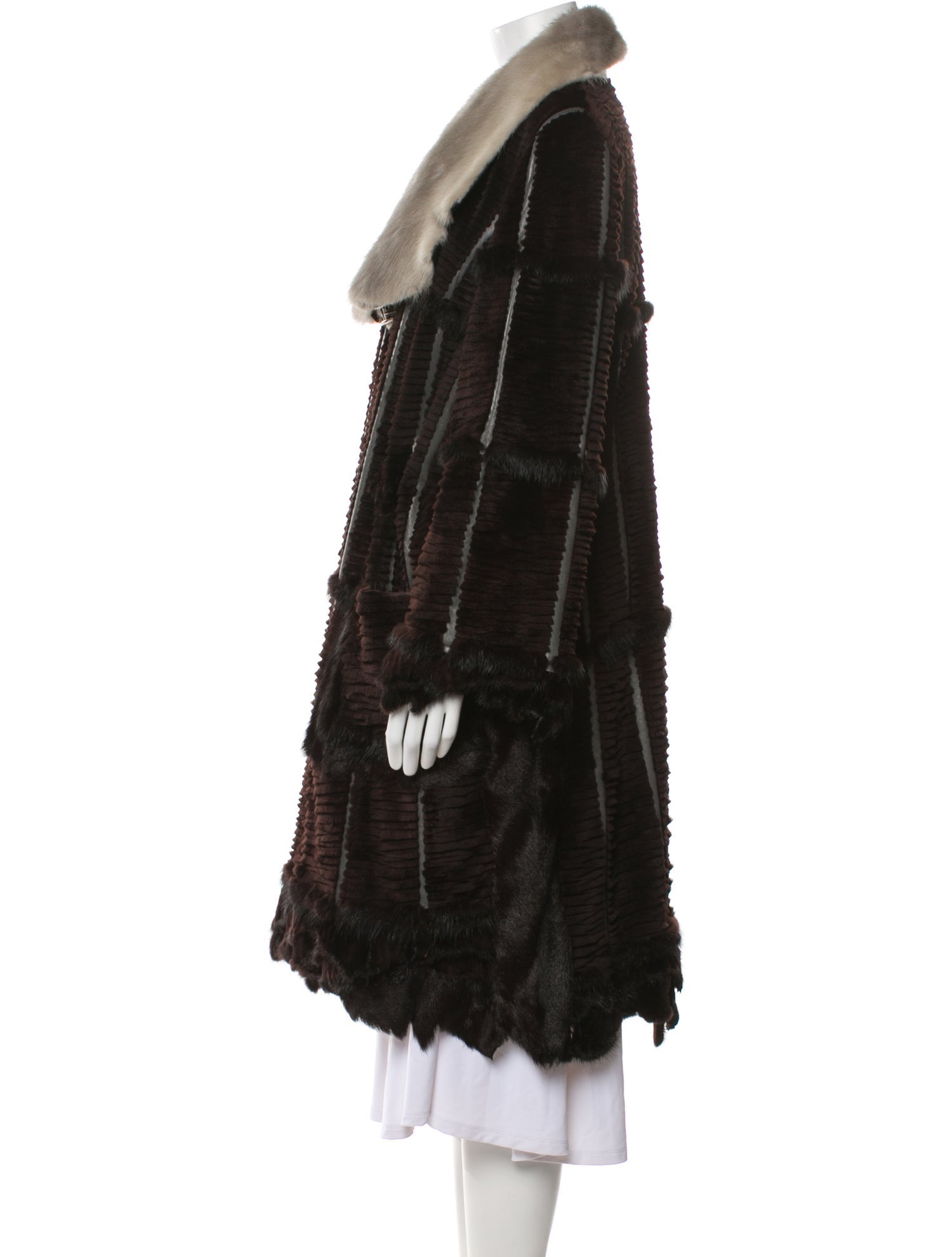 Fur Shearling Fur Coat