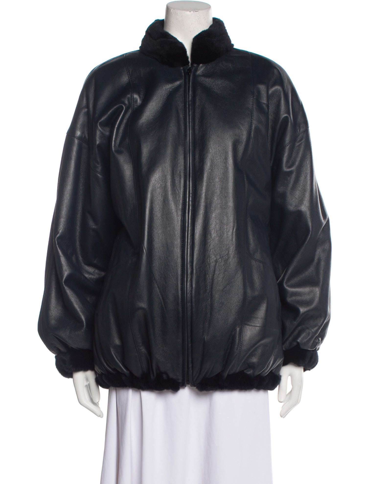 Fur Leather Fur Jacket