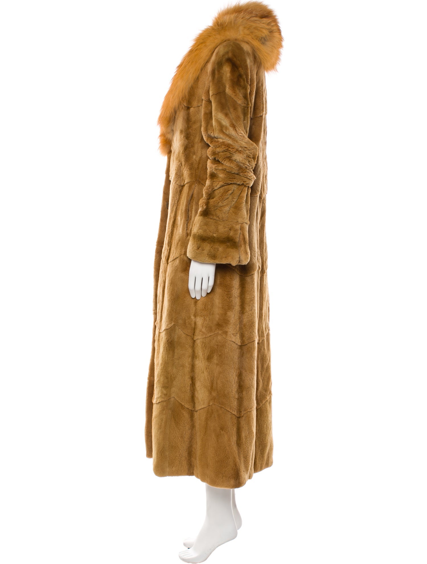 Fur Shearling Fur Coat
