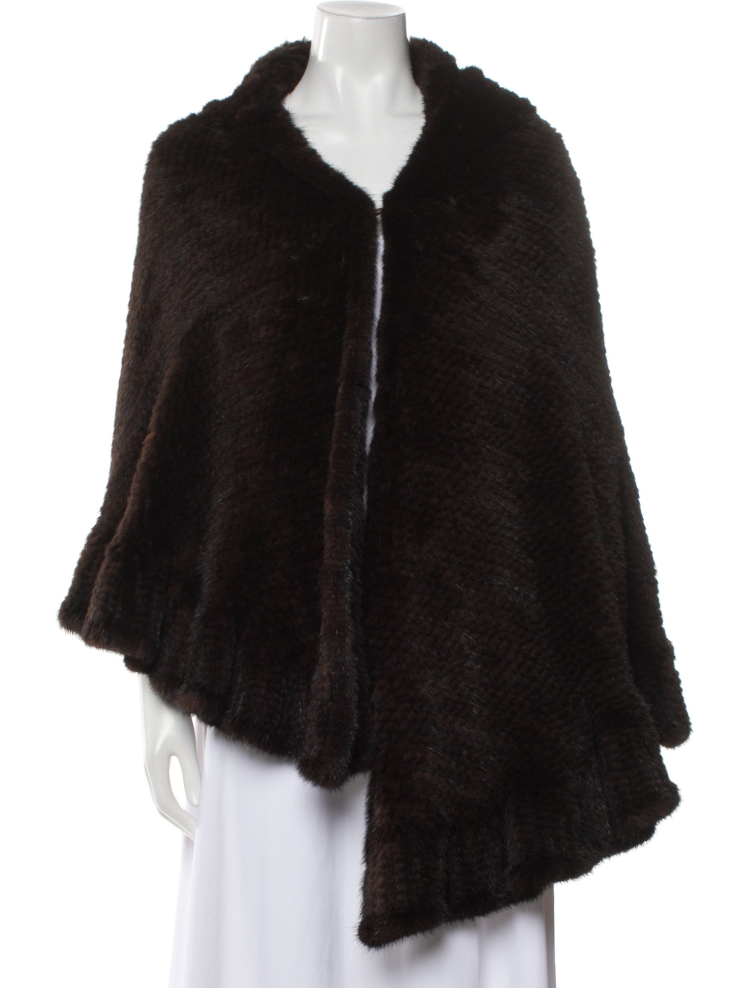 Fur Sheared Mink Poncho