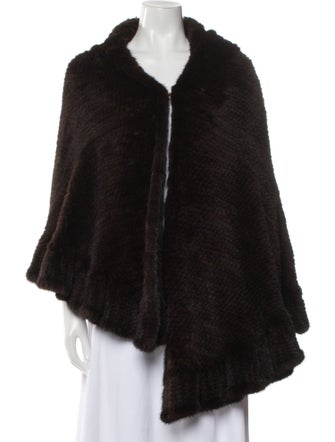 Fur Sheared Mink Poncho