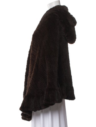 Fur Sheared Mink Poncho