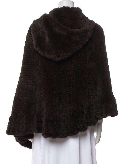 Fur Sheared Mink Poncho