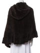 Fur Sheared Mink Poncho