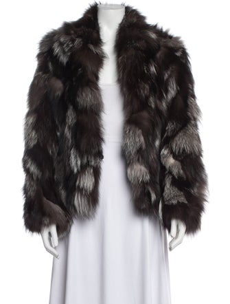 Fur Printed Fur Jacket