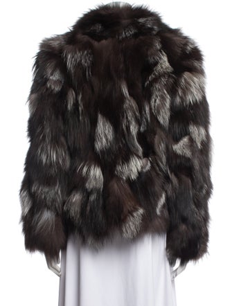 Fur Printed Fur Jacket