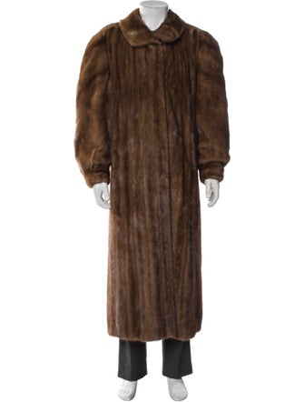 Fur Animal Print Overcoat