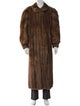 Fur Animal Print Overcoat