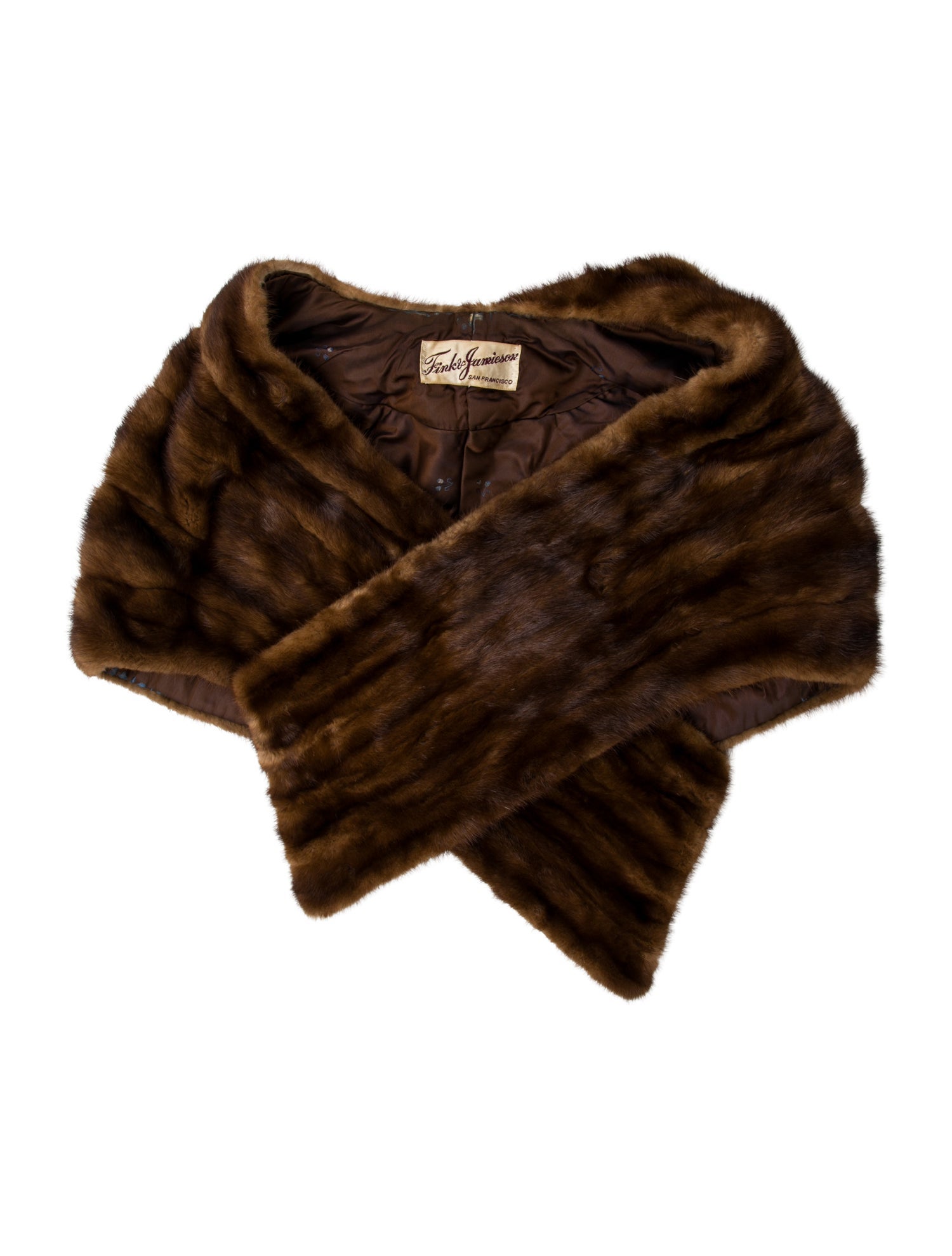 Fur Mink Vintage Shawl